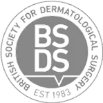 London dermatologist Dr Derrick Phillips memberships - British Society for Dermatological Surgery logo