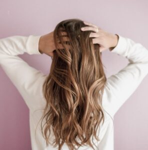 Woman's hair from the back