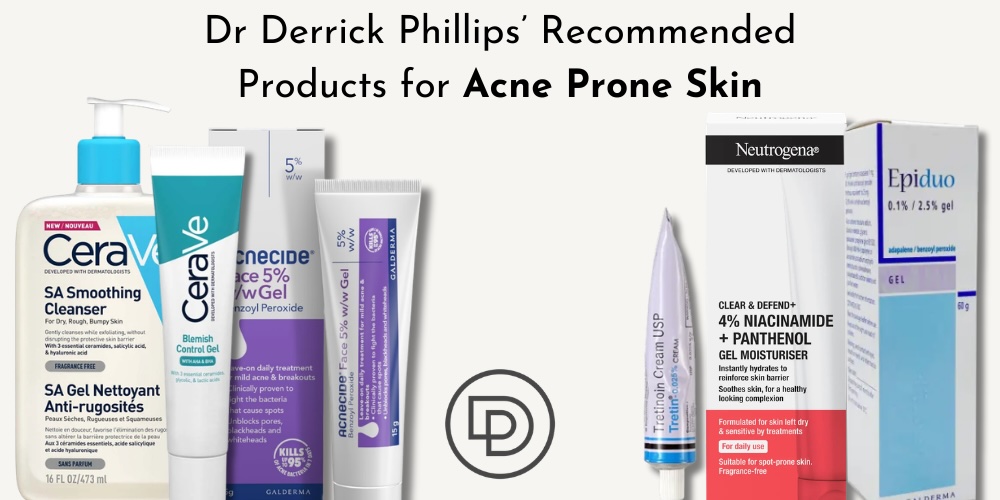 products for blemish prone skin - dr derrick phillips london