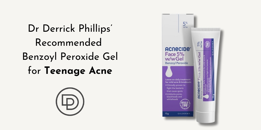 acnecide face gel - dermatologist recommended benzoyl peroxide for teens