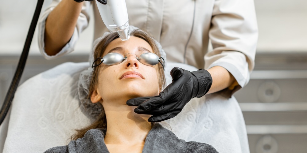 IPL Treatment for Sunspot Pigmentation on the Face