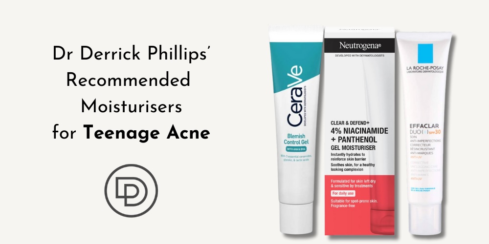 dermatologist recommended niacinamide moisturisers for teenage acne